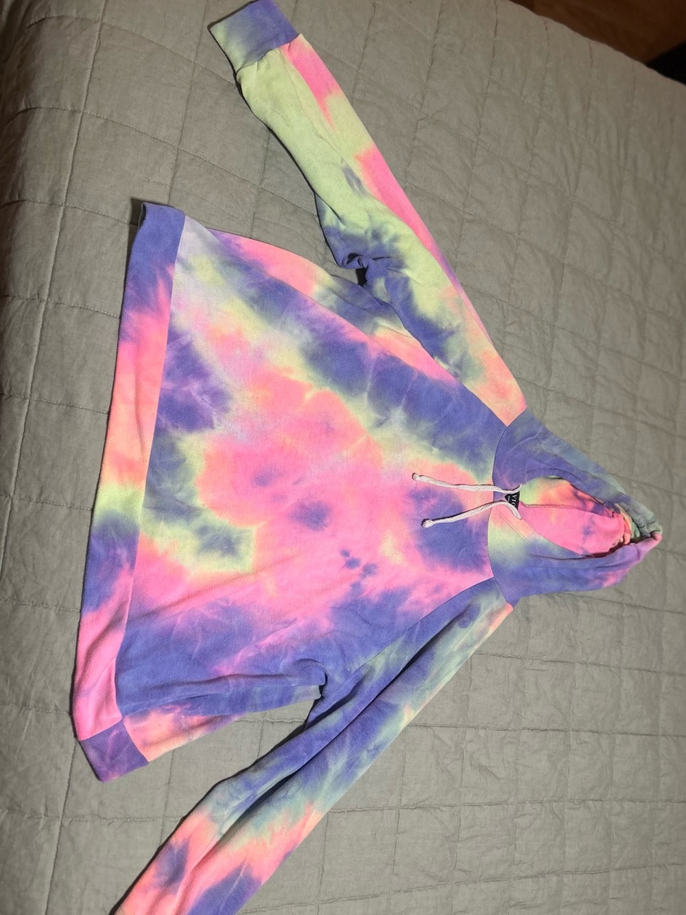 Vici Tie-Dye Hoodie - Pink, Purple & Lime